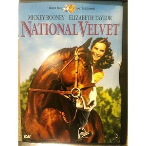 National Velvet (DVD, 2000) Elizabeth Taylor Mickey Taylor Classic Movie Horses